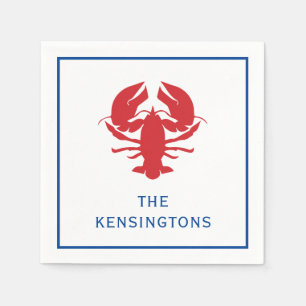Lobster Personalisiert Party Napkins Serviette