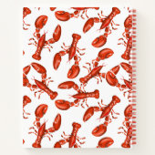 Lobster Personalisiert Seafood Rezept Notebook Notizblock (Rückseite)
