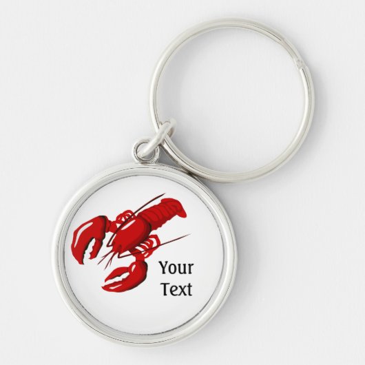 Lobster Premium Keychain Template Schlüsselanhänger (Vorne)