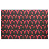 Lobster Print Fabric Black Stoff (Fat Quarter (45,7 x 55,9 cm))