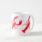 Lobster Red Liebe 4Marty Kaffeetasse (VorderseiteRechts)