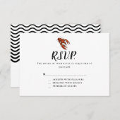 Lobster Response Cards RSVP Karte (Vorne/Hinten)