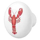 Lobster Shack Nautic Kinderzimmer Spielzimmer Küch Keramikknauf (Rechts)