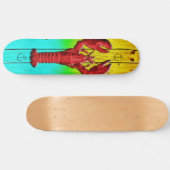 Lobster Skateboard Deck (Horizontal)