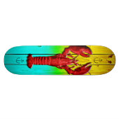 Lobster Skateboard Deck (Horizontal)