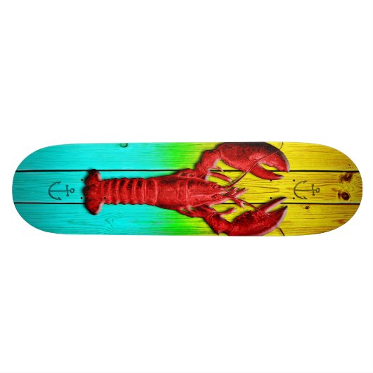 Lobster Skateboard Deck (Horizontal)