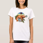 Lobster spielt Ukulele Gitarre T-Shirt (Vorderseite)