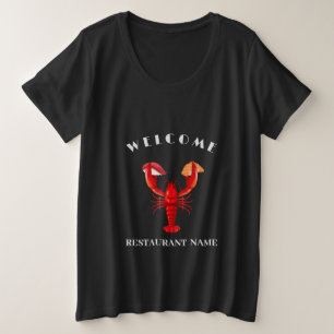 Lobster Sushis Seafood Market individuelle Name Große Größe T-Shirt