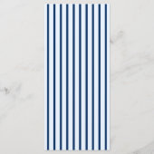 Lobster Themed Hochzeit Menükarte (Rückseite)