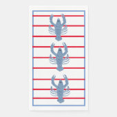 Lobster Topiary Ginger Jars Paper Handtücher Serviette (Vorderseite)