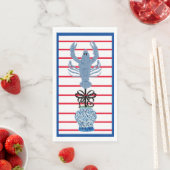 Lobster Topiary Ginger Jars Paper Handtücher Serviette (Beispiel)