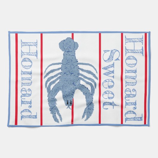 Lobster Topiary Ginger Jars Pickleball Dekoration Geschirrtuch (Horizontal)