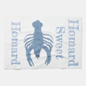 Lobster Topiary Ginger Jars Pickleball Dekorkit Geschirrtuch (Horizontal)