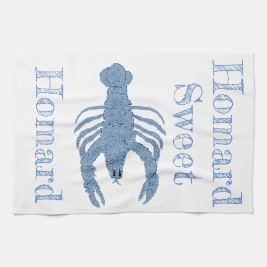 Lobster Topiary Ginger Jars Pickleball Dekorkit Geschirrtuch (Horizontal)