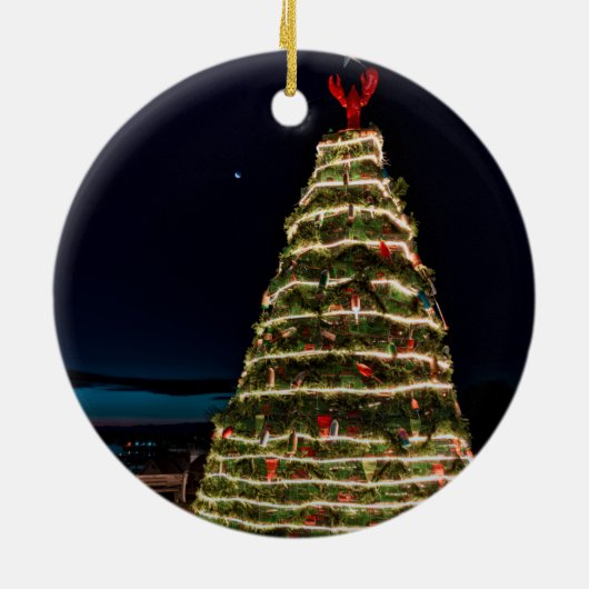 Lobster Trap Christmas Tree Ornament (Hinten)
