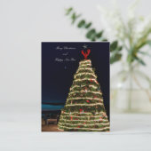 Lobster Trap Weihnachtsbaum Rockland ME Postkarte (Stehend Vorderseite)