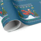 Lobster Ugly Xmas Geschenk Weihnachtsfeier Christu Geschenkpapier (Rolleneckpunkt)