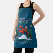 Lobster Ugly Xmas Geschenk Weihnachtsfeier Christu Schürze (InSitu)