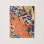 Lobster von Utagawa Kuniyoshi Puzzle (Vertikal)