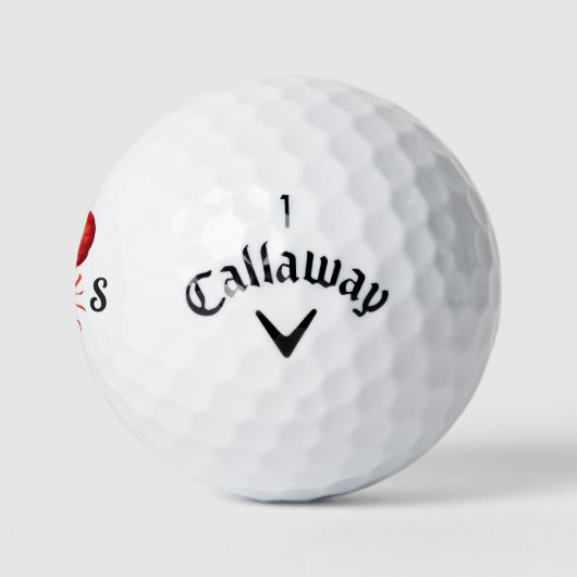 Lobsterinitials | Fun Signature Style Golfball (Logo)