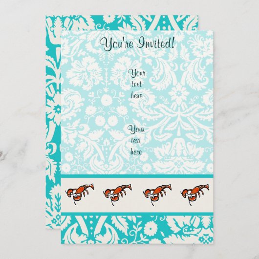 LobsterNiedlich Einladung (Vorne/Hinten)