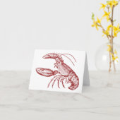Lobsternotecards Karte (Gelbe Blume)