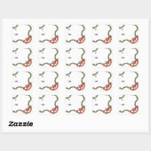 Lobsters and Holly Boughs Sticker (Blatt)