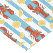 Lobster's And Lemons   Kurzer Tischläufer (Ecke)