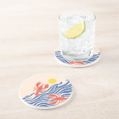 Lobsters Frolicking in the Ocean Getränkeuntersetzer (Seite)