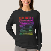 Loc Queen Nutrition Facts Locd Queen Loco T-Shirt (Vorderseite)