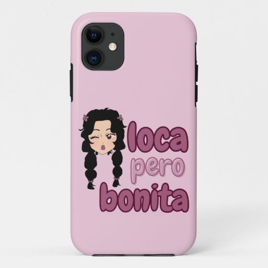 Loca Pero Bonita Case-Mate iPhone Hülle (Rückseite)