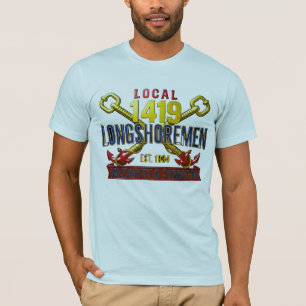 Local 1419 Hafenarbeiter Vintage Solidaritäts-T-Sh T-Shirt