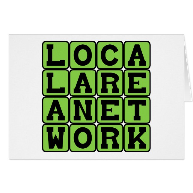 Local Area Network, LAN Networking (Vorderseite (Horizontal))