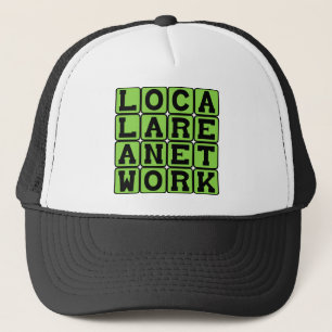 Local Area Network, LAN Networking Truckerkappe