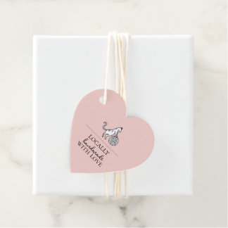 Local Business Cat Yarn Crafting Knit Handmade Tag Geschenkanhänger