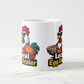 Local egg dealer, gansta, roster. Jumbo-Tasse (Vorderseite)