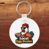 Local egg dealer, gansta, roster. schlüsselanhänger (Vorderseite)