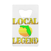 Local Florida Legend #USAPatriotGraphics © Geldbeutel Flaschenöffner (Rückseite)