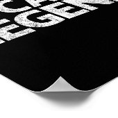 Local New Jersey Legend - Funny Sarcastic New Jers Poster (Ecke)