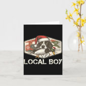 Local Southern Boy Duck Hunting Black Lab Outdoor  Karte (Gelbe Blume)