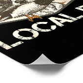 Local Southern Boy Duck Hunting Black Lab Outdoor Poster (Ecke)