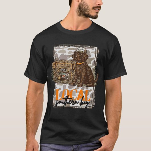 Local Southern Boykin Spaniel Dog Duck Junting T-Shirt (Vorderseite)
