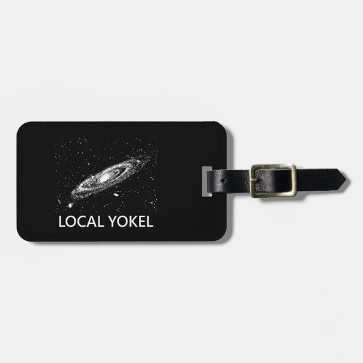 Local Yokel Gepäckanhänger (Vorderseite horizontal)