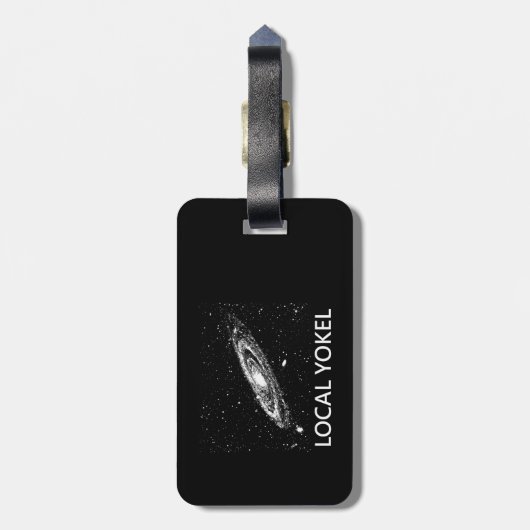 Local Yokel Gepäckanhänger (Rückseite vertikal)