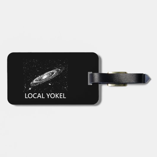 Local Yokel Gepäckanhänger (Rückseite horizontal)