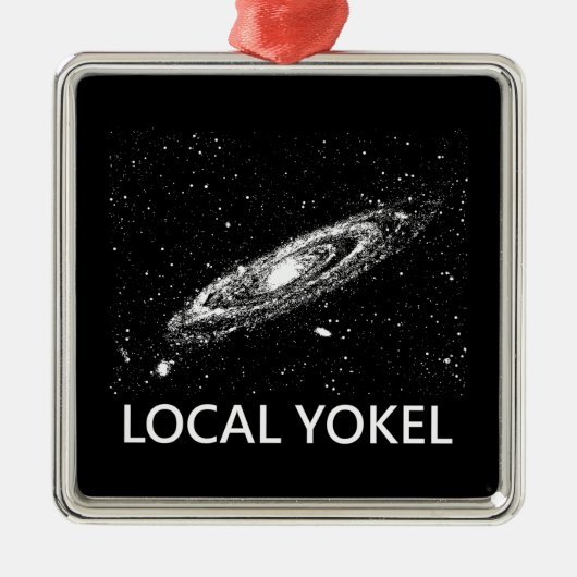 Local Yokel Ornament Aus Metall (Vorne)