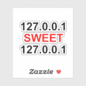 localhost aufkleber (Blatt)