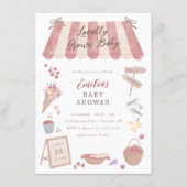 Locally Grown Baby Farmer's Market Baby Shower Einladung (Vorderseite)