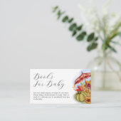 Locally Grown Baby Shower Books Request Begleitkarte (Stehend Vorderseite)