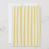 Locally Grown Baby Shower Citrus Farmer’s Market Einladung (Rückseite)